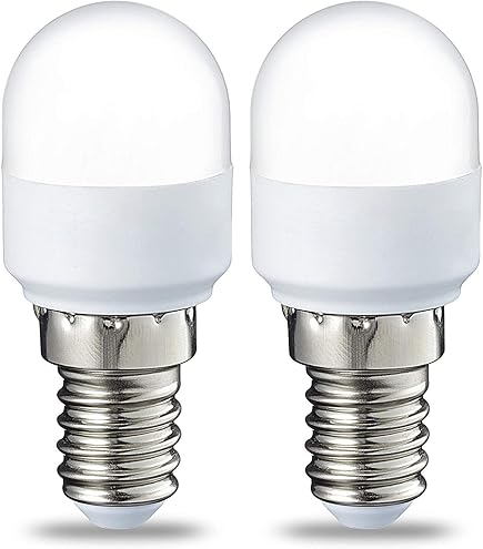 2x LED Kühlschrank Lampe E14 1W 4000K - Neutralweiß Ersatz Für Halogenlampen