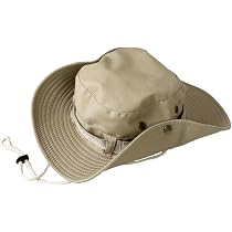Cappello Da Sole Estivo Donna Con Foro Per Coda Di Cavallo - Tesa Larga, UPF 50, Impermeabile, Per Spiaggia E Trekking, Beige