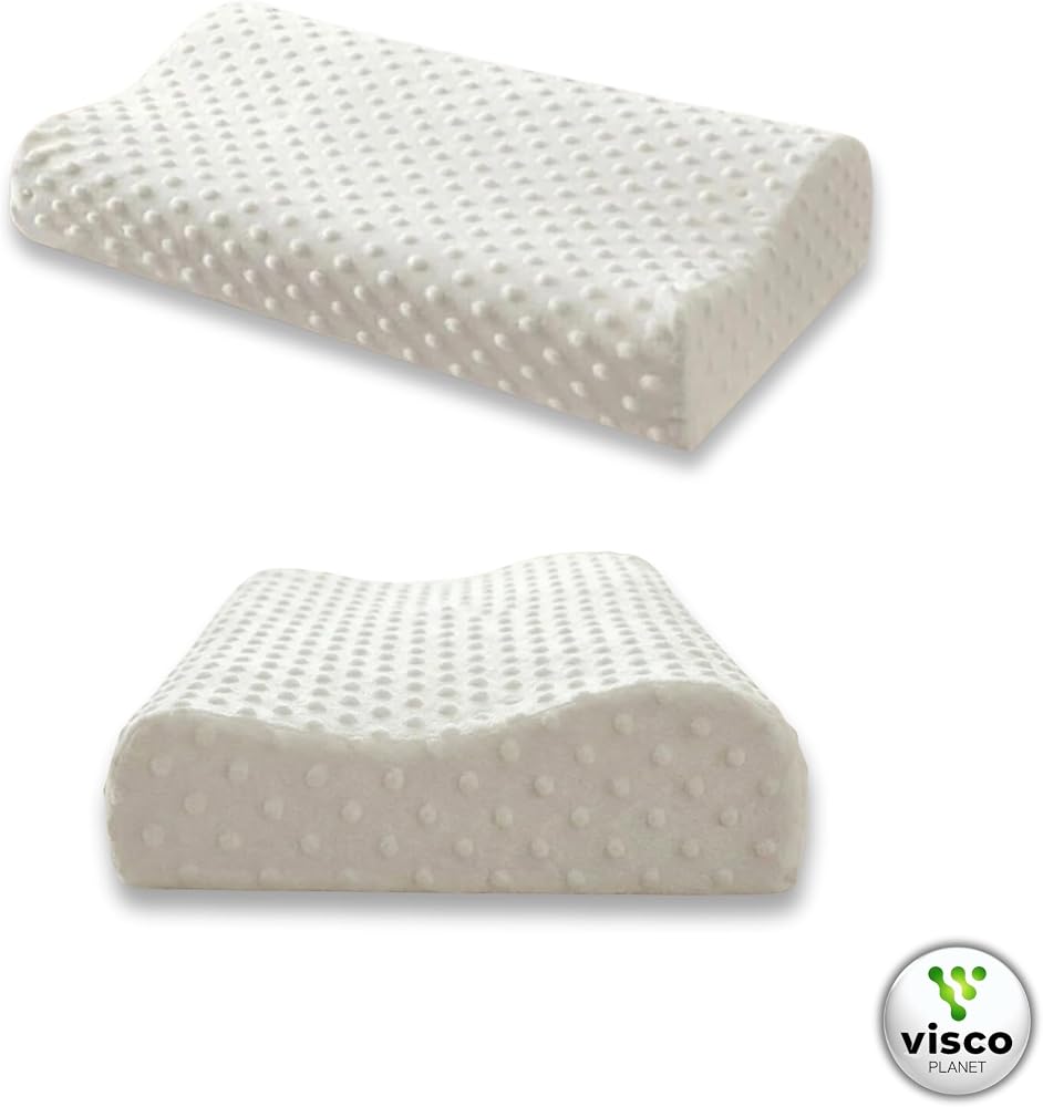 Visco Ortopedik Çocuk Yastığı Boyun Destekli Terletmeyen Ergonomik Uyku Yastığı