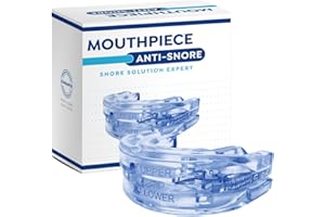 TESEU Anti Snoring Mouthpiece Anti Snoring Devices for Men and Women Soft Snore Stopper, Multifunctional Sleep Apnea Mouthpiece Ready to Use Anti Snore