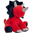 GUND Carson Triceratops Dinosaur Plush Stuffed Animal, Red and Blue, 12"