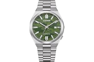 Citizen Montre pour Homme Analogique Automatique avec Un Bracelet en Acier Inoxydable Tsuyosa