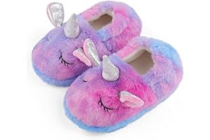 MASOCIO Hausschuhe Kinder Junge Mädchen Winter Weiche Wärme Plüsch Pantoffel Süß Hase rutschfest Slippers