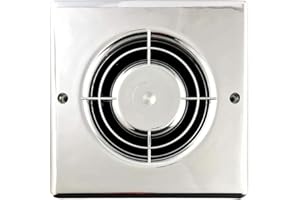 Manrose FC100C Chrome Plastic Fan Cover Range XF100T, XF100S, XF100P