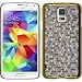 Produktbild PhoneNatic Case für Samsung Galaxy S5 mini Hülle silber Hexagon Hard-case für Galaxy S5 mini + 2 Schutzfolien
