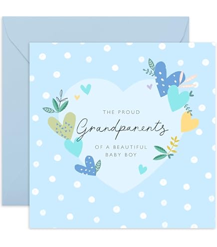 Old English Co. Carte De Naissance Pour Nouveaux Parents