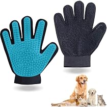 Fellpflege-Handschuh Für Katzen & Hunde – Mit 5-Finger-Design, Sanfte Massage & Haarentfernung (grün)