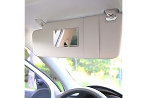 WOLAIYE Universeller Kosmetikspiegel für den Autoinnenraum, tragbarer Auto-Schminkspiegel für Sonnenblende und Autositz-Rücken-Platz