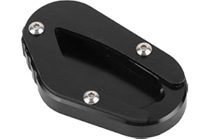 SHIPENOPHY Wytrzymała wyściółka boczna, powiększacz stopki bocznej, do TRIUMPH Bonneville T100 18-2020 akcesoria motocyklowe TRIUMPH Bonneville T120 16-2020 (czarna)