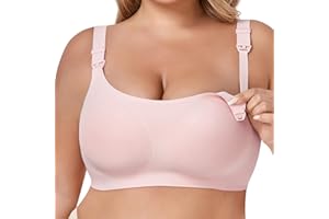 JOYTREE Still-BH Ohne Bügel Seidig Glatt Schwangerschafts BH Nahtloser Mutterschaft BH Umstands BH mit Zusätzlichen BH-Verlängerungen Stillen und Schlaf BH für Damen