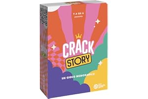 CRACK STORY – Gioco di Carte Divertente e Coinvolgente | Perfetto per Serate, Aperitivi, con Amici o in Famiglia | 2-8 Giocatori | Età 10+ e Adulti | Durata: 30 Min | Versione Italiana