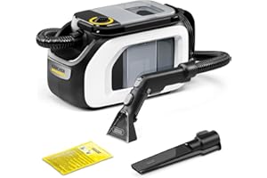 Kärcher Lava-aspiradora SE 3 Compact, 500 W, depósito Agua Limpia: 1,7 l, Superficie: 2,76 m², 4,1 kg, Manguera de pulverización y aspiración, Boquilla de Lavado tapicerías y Ranuras