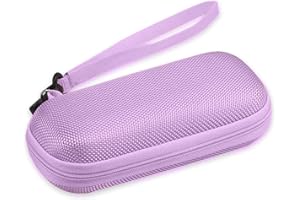 AGPTEK Custodia Rigida EVA da 2,4", Protezione per Registratore Vocale Portatile, Compatibile con iPod, Lettore MP3, Chiavette USB, Microfono Lavalier, Cuffie In-Ear, Moschettone Fornito (Viola)