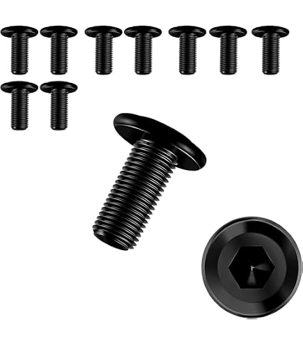 Viti Axial AXA144 M3x8mm Testa Piatta Esagonale (10 Pezzi) Per Wraith / SCX10