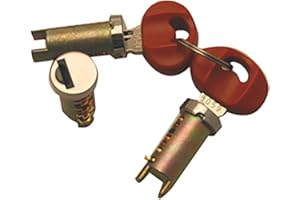 one by Camamoto Code 77208236 Complete Lock Kit/Square Cylinder Block for Typhoon Starter Keys/Zip 50 / Vespa PK LX/Quartz 50