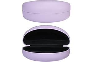 molshine Twarde etui na okulary przeciwsłoneczne, klasyczne duże etui na okulary przeciwsłoneczne, okulary ze ściereczką do czyszczenia, etui