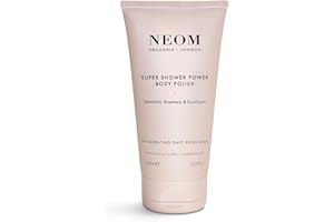NEOM- Super Shower Power Body Polish | Spearmint, Rosemary & Eucalyptus Essential Oils | Exfoliates, buffs & smooths skin | Vegan | Body Scrub