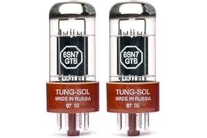 Tung-Sol New Gain Matched Pair (2) Reissue 6SN7GTB Vacuum Tubes 6SN7 6SN7GT