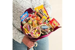 CHOCOLATS LOUIS - Bouquet de bonbons - Bouquet Taille Normal 310g - Fabrication Française Artisanale de Qualité - Assortiment de Bonbons à Offrir