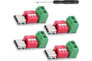 RIIEYOCA 5V-20V USB-C PD Trigger Board Module, PD/QC Decoy Fast Charge Module for DIY Power Bank, Laptops Charger,Power Supply Testing Projects (4 Pack)