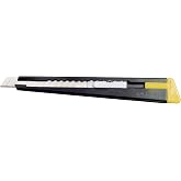 Olfa Maket Bı&ccedil;ağı 180 Siyah, 9 mm Bı&ccedil;ak, Siyah Metal Tasarımda