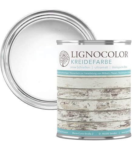 AquaCool Multi Surface Acrylfarbe – Kreideeffekt, Matte Farbe Für Innen/außen, Für Möbel, Holz, Kunststoff, Glas (150 Ml, Farbe Chocolate 831)