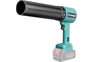 FIUTAZGE Cordless Leaf Blower for Makita 18 V Batteries, 2-in-1 Battery Blower, 4-Speed Brushless Blower, Wind Speed 240 km/h for Car, Remove Dust, Leaves and Snow (Batteries Not Included)