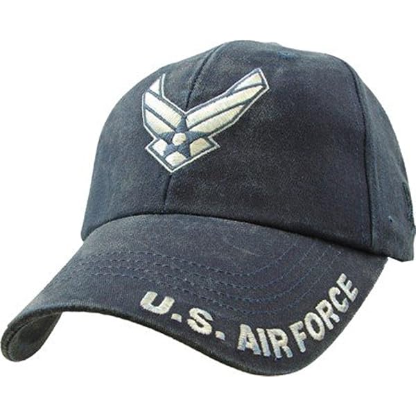 Artisan Owl Strategic Air Command Emblem Baseball Cap - Adjustable, Navy Blue, Made In USA, Supports MWR Programs