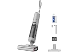 ‎DREAME dreame G10 Pro Nass- und Trockensauger, 16.000 Pa Saugleistung, Doppel-Kantenreinigungsbürste, Selbstreinigung mit 2 Drehrichtungen, 35 Minuten Laufzeit, großes LED-Display, 75 dBA