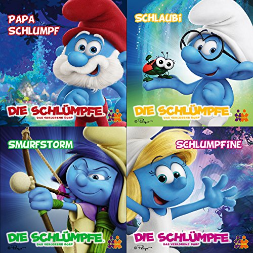 Preisvergleich Produktbild Die Schlümpfe. Das verlorene Dorf. Minibuch 4er-Set