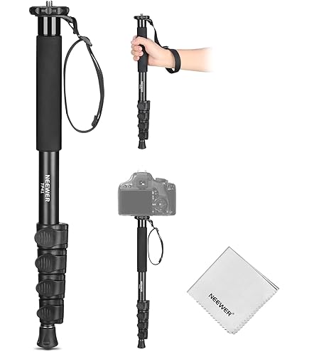 Koolehaoda 44-174cm Monopod for Camera, 32mm Tube Carbon Fiber Monopod