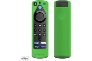 MISSION CABLES Nueva funda Made for Amazon para el mando por voz Alexa (3.ª generación), verde