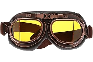 Lunettes de soleil, lunettes de protection, style vintage et steampunk, pour sports de plein air et motocross
