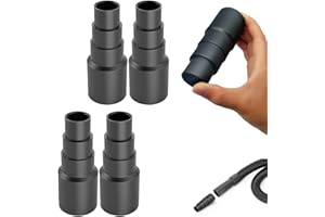 acdokuk Universal Hose Adaptor, Adaptor for Standard Workshop Vacuum Cleaners, Vacuum Cleaner Hose for Clean Work, Hose Reducer for Connection to Vacuum Cleaner Hose, Pack of 4