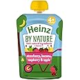 Heinz Baby Strawberry, Banana, Raspberry & Apple Fruit Pouch 6pack