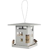 Umbra Bird Cafe kuş evi, modern asmak i&ccedil;in kuş yemliği, mimari tasarımlı kuş yemliği evi