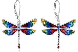 YAFEINI Pendientes Colgantes de árbol de la Vida Búho Pendientes Colgantes en Forma de Corazón Gancho Regalo de Joyería de Plata Esterlina 925 Para Mujeres Mamá Madre Amigos Novia