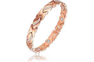 JUKOTA Pulsera Magnética de Cobre, pulsera cobre puro hombre，Pulseras Magnéticas para Mujeres y Hombres