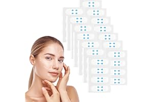 CATOR 40 PCS Etiqueta estiramiento facial,Face Lift Tape Para Rostro,Invisible Lifting Facial Parche Para Estiramiento,Para La Cara para Maquillaje Instantáneo