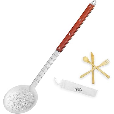 15 Cm Rostfritt Stu00e5l Mat Sil Varm Gryta Skimmer Ku00f6k Ku00f6ksredskap