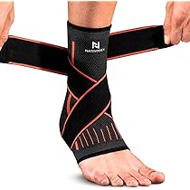 Supporto Caviglia Sportivo Elastico - Fascia Traspirante Per Distorsioni E Protezione - Foto 12