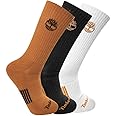 Timberland mens Half Cushioned Crew Socks Crew Socks