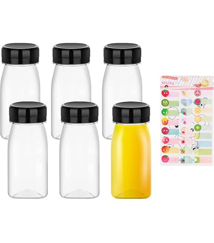 Bottiglie In Plastica Hünersdorff 500 Ml – Infrangibili, Adatte Per Alimenti | Con Tappo A Vite, Per Laboratorio E Dosaggio - 2