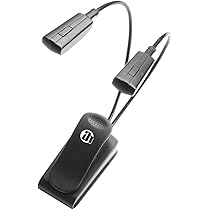 Lampada Da Lettura Infitronic IN10LEDNL - 10 LED Con Morsetto, 2 Livelli Luminosità - Nero - Foto 10