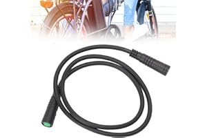 Ejoyous Kabel przedłużający do roweru elektrycznego, wodoszczelny, 5-pinowy, przedłużacz do roweru elektrycznego Bafang, do długich podróży rowerzystów i