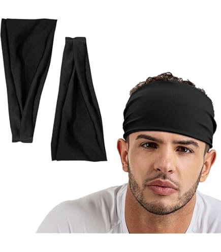 RNOAFMU Damen Stirnbänder Set, 7 Stück – Rutschfeste Sportbänder Für Yoga & Fitness
