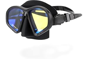 LUXPARD Masque de plongée , Masque pour la plongée sous-Marine, la plongée en apnée et la plongée Libre. Masque à Faible Volume, Anti-buée, Anti-Fuite avec revêtement UV pour Adultes