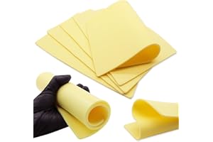 SOTICA 5 Stück Kunsthaut Tattoo Übungshaut 3mm A4 Size Silikon Tattoo Haut zum Üben Realistisch Fake Skin Tattoo Zubehör Perfekt für Anfänger