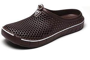YUKTOPA Men's Women's Garden Clogs Shoes Quick Drying Rain Sandals Non Slip Beach Pool Slippers Indoor Outdoor Mules