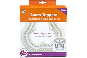 Authentic Knitting Board KB8360 60 décorations pour métier à Tisser, Plastique